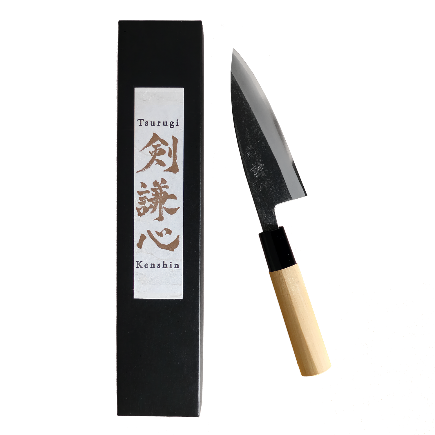 Tsurugi Kenshin  Ajikiri  Knife 120mm magnolia handle